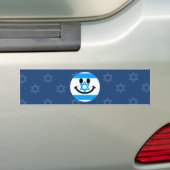 Autocollant De Voiture Face du drapeau israélien (En voiture)