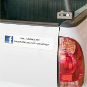 Autocollant De Voiture facebook (Sur camion)