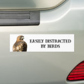Autocollant De Voiture Facilement distrait.... - Buse à queue rousse (En voiture)