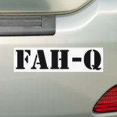 Autocollant De Voiture Fahrenheit Q (En voiture)