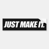 Autocollant De Voiture Fais-le. (Devant)