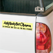 Autocollant De Voiture Fait main quiconque mais Obama 2012 (Sur camion)