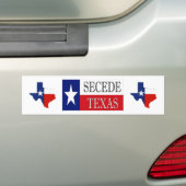 Autocollant De Voiture Faites cécession le Texas 2 (En voiture)