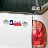 Autocollant De Voiture Faites cécession le Texas 2 (Sur camion)
