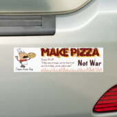 Autocollant De Voiture faites la pizza (En voiture)