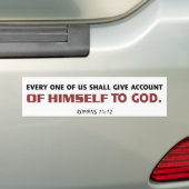 Autocollant De Voiture Faites l'exposé (blanc, version 2) (En voiture)