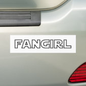 AUTOCOLLANT DE VOITURE FANGIRL (En voiture)