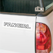 AUTOCOLLANT DE VOITURE FANGIRL (Sur camion)