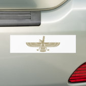 Autocollant De Voiture Faravahar stylisé (En voiture)