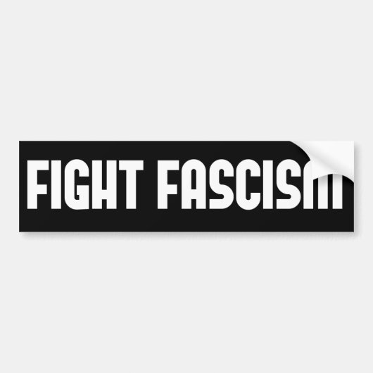 Autocollant De Voiture Fascisme de combat (Devant)