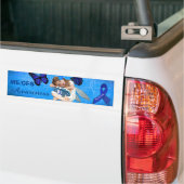 Autocollant De Voiture Fatigue chronique de ME/CFS Petite fille Angel Fée (Sur camion)