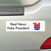 Autocollant De Voiture Faux président (atout) (En voiture)