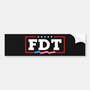 Autocollant De Voiture FDT Amusant anti-Trump No-Trump