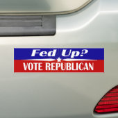 Autocollant De Voiture Fed ? Républicain de vote (En voiture)