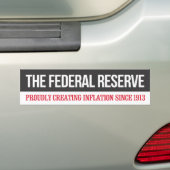 Autocollant De Voiture Federal Reserve (En voiture)