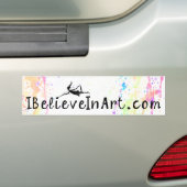 Autocollant De Voiture Fée d'art : IBelieveInArt.com promotionnel (En voiture)
