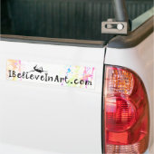Autocollant De Voiture Fée d'art : IBelieveInArt.com promotionnel (Sur camion)
