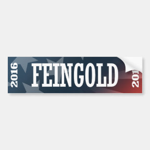 Autocollant De Voiture Feingold - Russ Feingold 2016