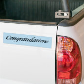 Autocollant De Voiture Félicitations (Sur camion)