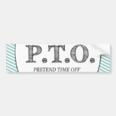 Autocollant De Voiture Félicitations amusantes pour faire semblant d'être (Devant)