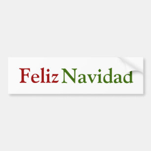 Autocollant De Voiture Feliz Navidad