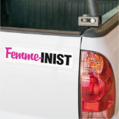 Autocollant De Voiture Féministe (Sur camion)