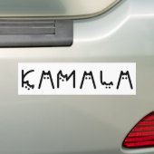 Autocollant De Voiture Femme de chat sans enfant pour Kamala Harris Prési (En voiture)