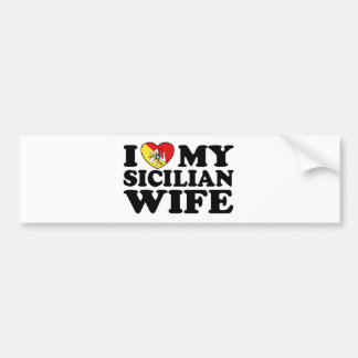 Autocollant De Voiture Femme sicilienne