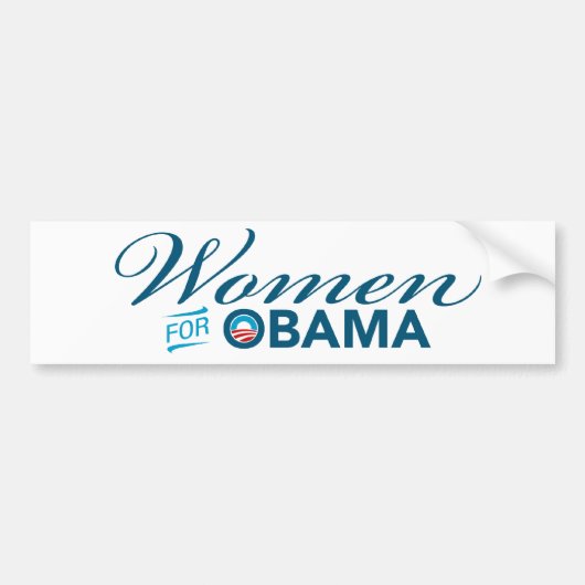 Autocollant De Voiture Femmes pour l'adhésif pour pare-chocs de Barack (Devant)