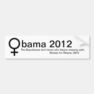 Autocollant De Voiture Femmes pour Obama
