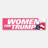 Autocollant De Voiture Femmes pour Trump 2024 (Devant)