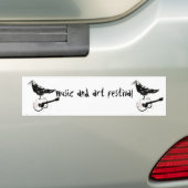 Autocollant De Voiture festival de musique et d'art (En voiture)