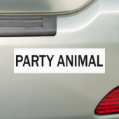 Autocollant De Voiture Fêtard (En voiture)
