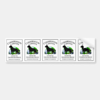 Autocollant De Voiture Feuille canine d'autocollant de conservation
