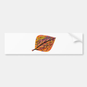 Autocollant De Voiture Feuille d'automne