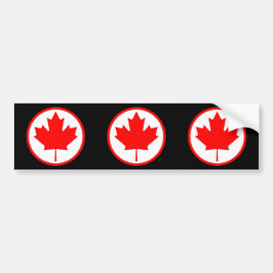 Autocollant De Voiture Feuille d'érable du Canada à l'intérieur de d'u