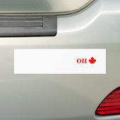 Autocollant De Voiture feuille d'érable du Canada, OH (En voiture)