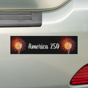Autocollant De Voiture Feux d'artifice rouges, blancs et bleus I