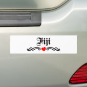 Autocollant De Voiture Fidji (En voiture)