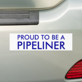 AUTOCOLLANT DE VOITURE FIER D'ÊTRE A, PIPELINER (En voiture)