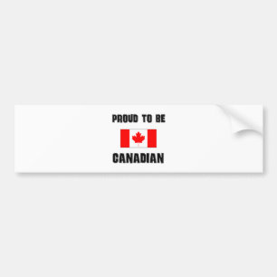 Autocollant De Voiture Fier d'être CANADIEN