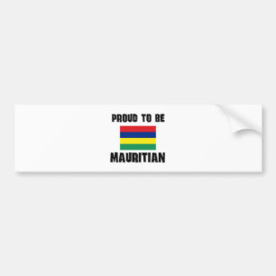 Autocollant De Voiture Fier d'être MAURICIEN