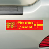 Autocollant De Voiture Fier d'être Normand (En voiture)