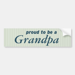 Autocollant De Voiture Fier d'être un grand-papa !