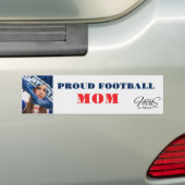 AUTOCOLLANT DE VOITURE FIER FOOTBALL "MOM :" (En voiture)