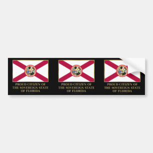 Autocollant De Voiture Fiers citoyens de Floride
