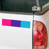 Autocollant De Voiture Fierté androgyne (Sur camion)
