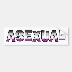 Autocollant De Voiture Fierté asexuelle