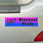 Autocollant De Voiture Fierté bisexuelle (En voiture)