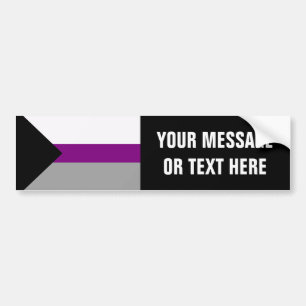Autocollant De Voiture Fierté de Demisexual